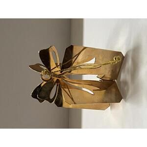 Danbury Mint Vintage 23k Gold Plated Christmas Ornament 1984